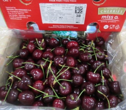 Immagine di Ciliegie LAPINS 32-34 x2,5 kg Cil